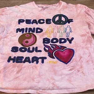 Peaceful Mind Pink Tie-Dye Tee